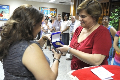 Homenaje del movimiento sindical a la Federación de Mujeres Cubanas