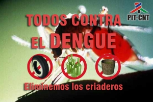 PIT-CNT exhorta a los trabajadores a extremar compromiso en lucha contra el dengue