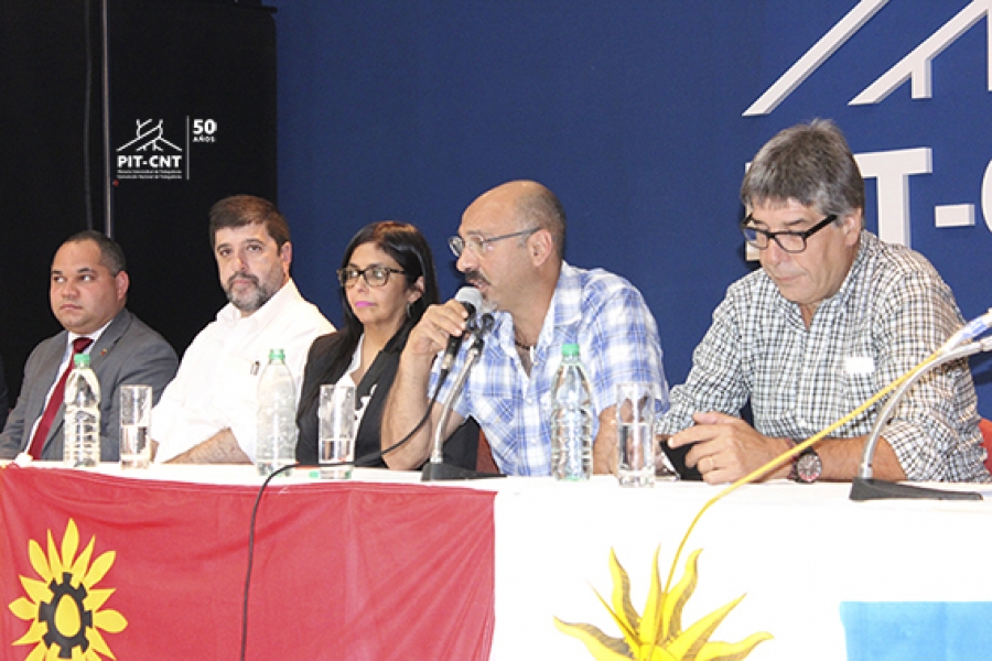 PIT-CNT se solidarizó con Venezuela y rechazó declaraciones del canciller uruguayo
