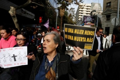 Chile se sumó a la convocatoria del #NiUnaMenos