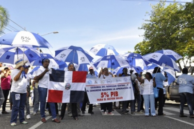 Rep. Dominicana: Gremios de salud amenazan con irse a la huelga si no asignan el 5% a ese sector