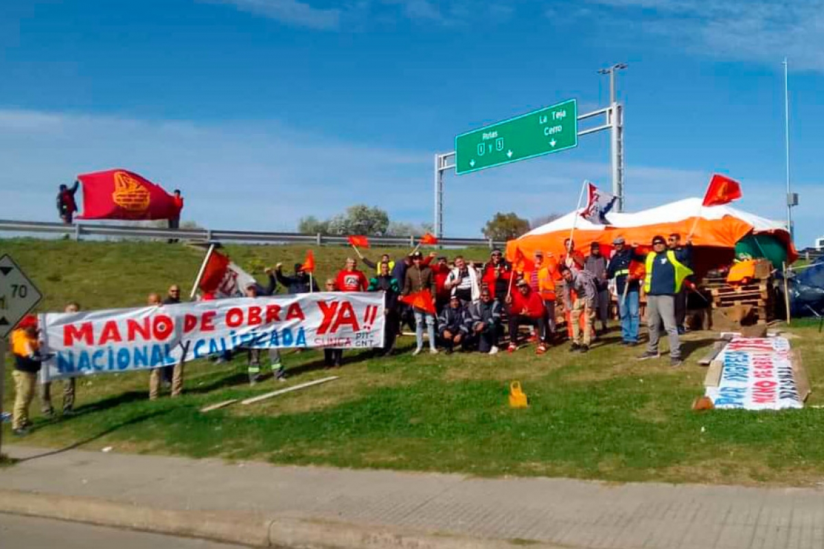 SUNCA reclama contratación de mano de obra uruguaya para tareas de mantenimiento en ANCAP