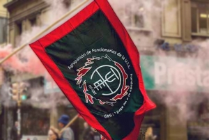 AUTE realiza paro general de 24 horas y ocupación de Telegestiones contra privatización