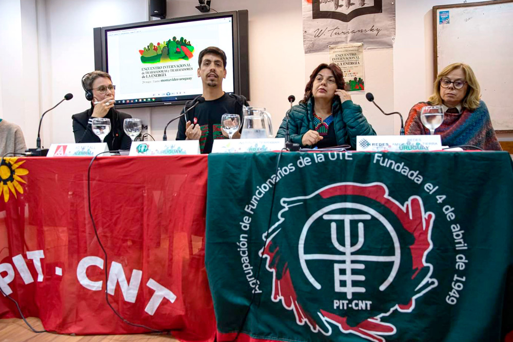 encuentro internacional de trabajadoras y trabajadores de la energía